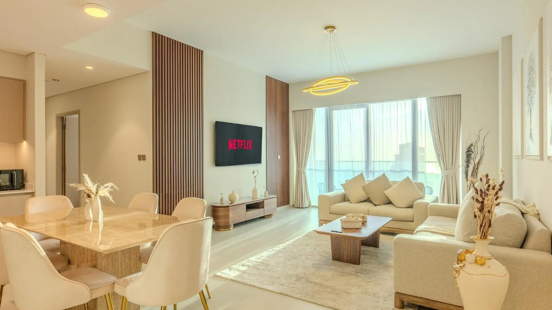 60Th High Floor - Full World Islands, Downtown And Ocean View - High Quality Design And Furniture - 2 Bedroom Dubai Apartment