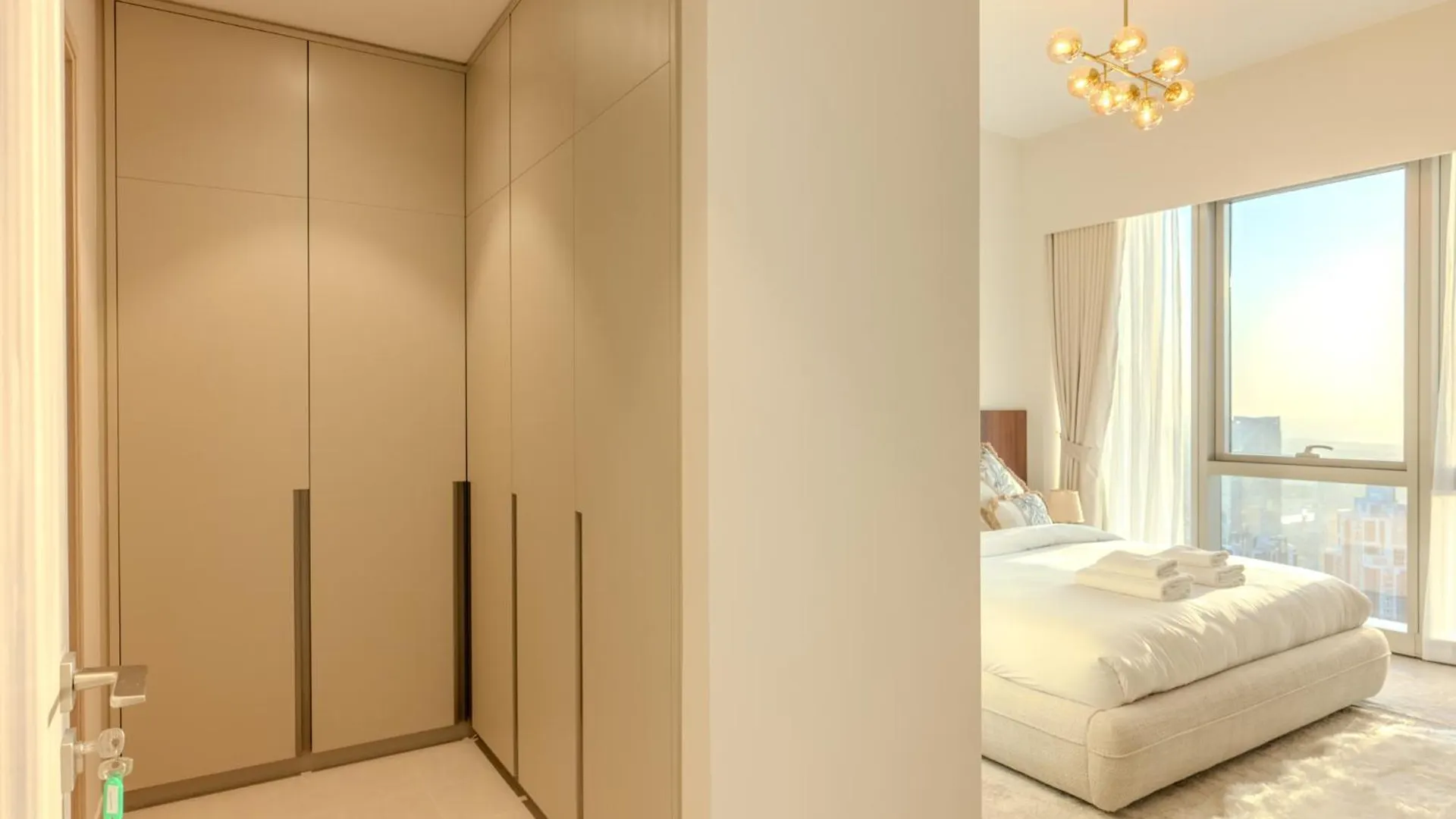 60Th High Floor - Full World Islands, Downtown And Ocean View - High Quality Design And Furniture - 2 Bedroom ドバイ
